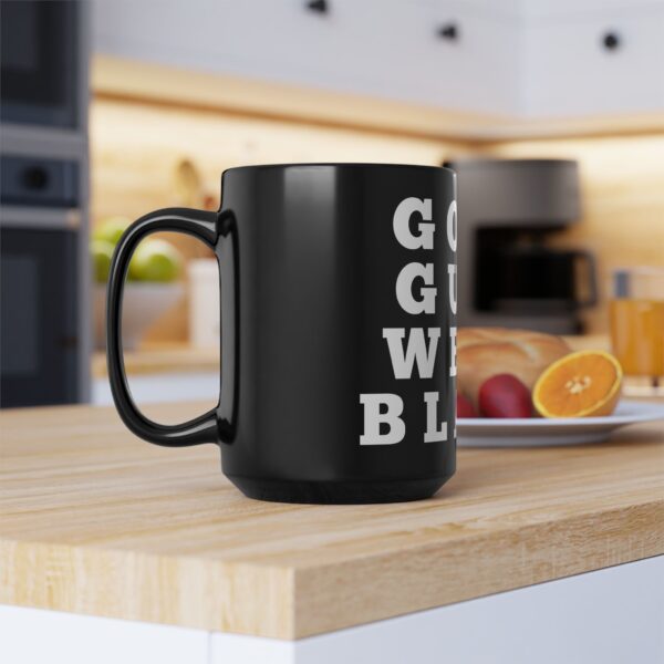 Good Guys Wear Black - Chuck Norris Movie Quote Coffee Mug - Image 4