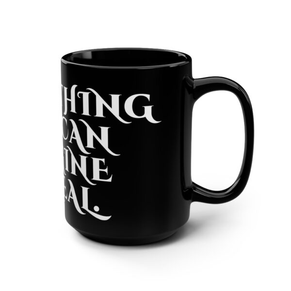 Inspirational Creative Word Mug - Anything you can imagine is real. - Gift Mug for Makers and Doers. - Image 3