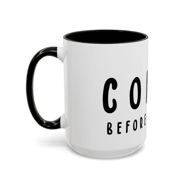 Coffee Lovers Word Mug - Coffee Before Adulting - Funny Coffee Gift Mug
