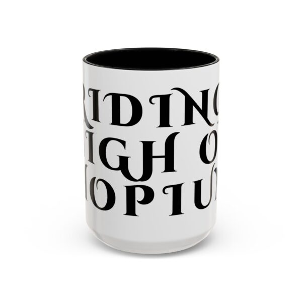 Inspirational Humor Word Mug - Riding High on Hopium - Word Mug for Creatives, Artists and Entrepreneurs - Image 2