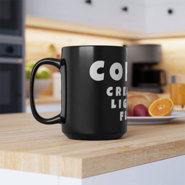 Coffee Lovers Word Mug - Coffee Creative Lighter Fluid - Coffee Mug for Artists - Image 4