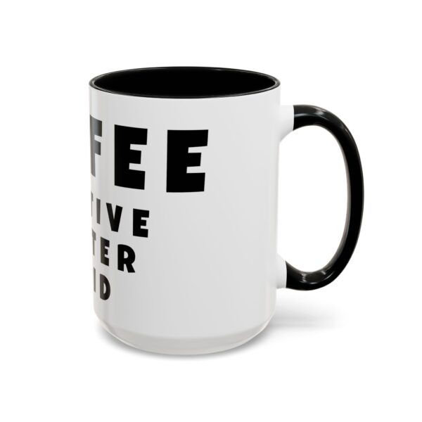 Coffee Lovers Word Mug - Artist Coffee Mug - Coffee Creative Lighter Fluid - Funny Gift Mug - Image 3