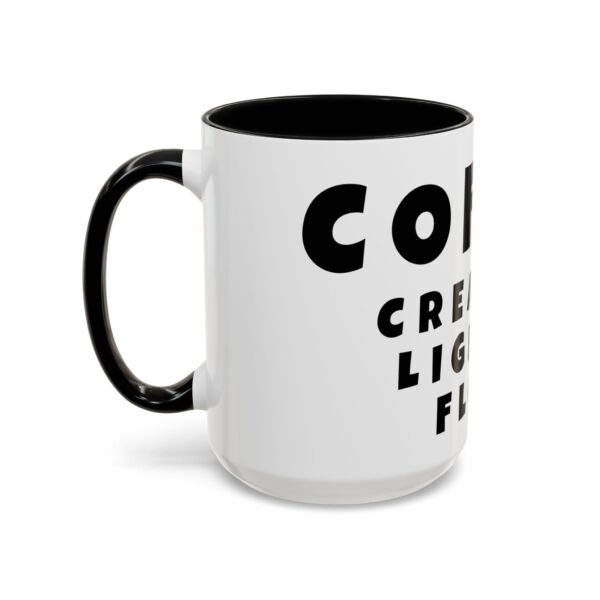 Coffee Lovers Word Mug - Artist Coffee Mug - Coffee Creative Lighter Fluid - Funny Gift Mug