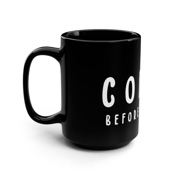 Coffee Lovers Word Mug - Coffee Before Adulting - Funny Coffee Gift Mug